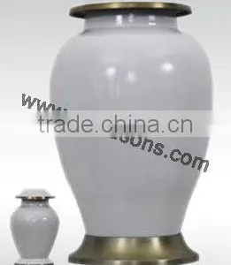 Fancy Brass New Urns for Home Used | Antique Metal Brass Urns | Cremation Used Urns thumbnail-2