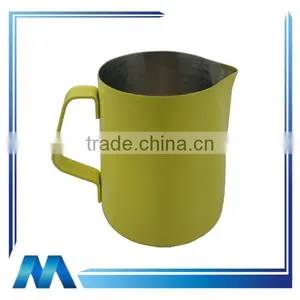 Colorful 350ML 600ML 1000ML Stainless Steel Milk Jug thumbnail-1