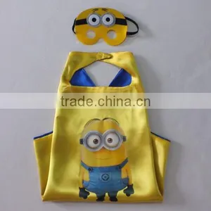 Printed Party Superhero Cape and Mask Dress up Set thumbnail-3