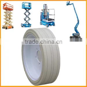 Mec Non-marking Scissor Lift Wheels 16x5x12 for 2633es thumbnail-1