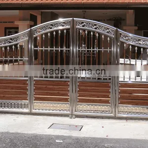 Customized Residential Wrought Iron/galvanized Powder Coated Steel/Iron/ Stainless Steel Gate Ornament thumbnail-2