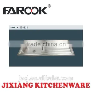 JZ-830 96x43 Export Indonesia Stainless Steel Kitchen Sink thumbnail-1