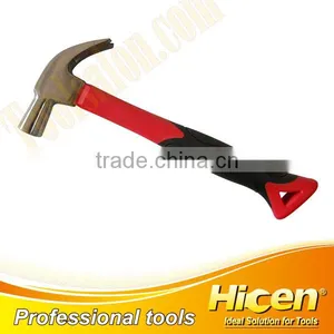 Forged Steel Nail Hammer With Plastic Shaft and TPR Grip thumbnail-1
