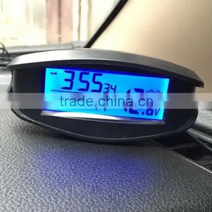 Car Thermometer/clocks Digital Voltmeter With Background Light. thumbnail-1