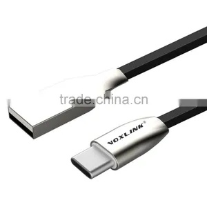 Voxlink Luxury 5V 2A 1m 3D Zinc Alloy Fast Charging Data USB TYPE C Charger Cable for Macbook thumbnail-6
