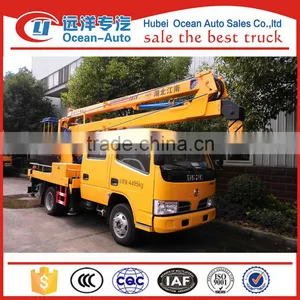 12m Dongfeng New Condition Double Cab Elevating Platform Truck for Sale thumbnail-1