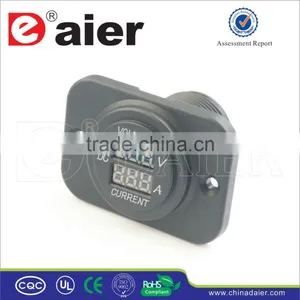Dual Port Car DC 12-24V Digital Ammeter And Voltmeter Socket thumbnail-1