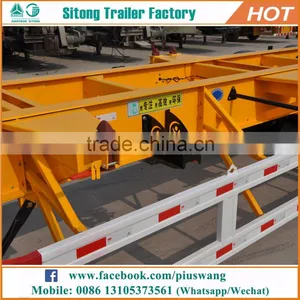 Wholesale Factory Direct Skeletal Semi Trailer Customized Container Delivery Trailer for Sale thumbnail-4