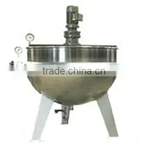 Vertical Cooking Pot / Vertical Jacketed Kettle With Mixer thumbnail-1