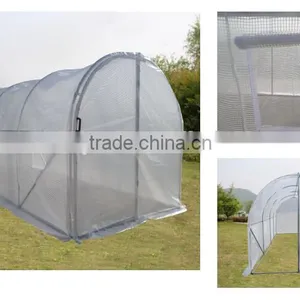 4.5m (L) X2m (W) X 2m (H) Polytunnel Greenhouse Pollytunnel Poly Polly Tunnel Fully Galvanised Anti Rust Steel Frame thumbnail-1
