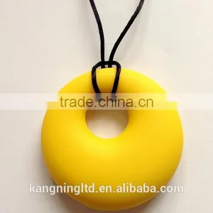 Silicone Baby Teething Necklace&Silicone Autism Chewing Sensory Pendant&Silicone Baby Chewing Necklaces thumbnail-2