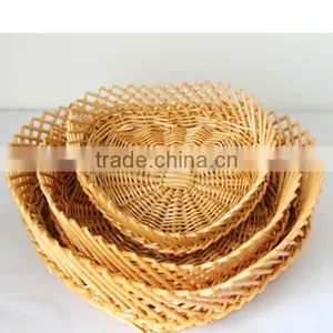 Eco-friendly Decorative Willow Fancy Wicker Fruit Baskets From Manufacturer thumbnail-1