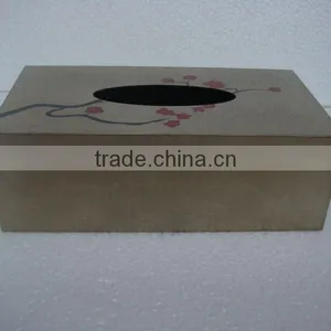 High Quality Best Selling Lacquer Rectangle Tissue Box thumbnail-1