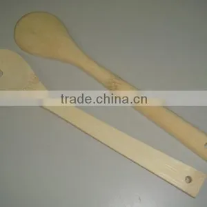 High Quality Best Selling Eco Friendly Spun Bamboo Colored Salad Server From Vietnam thumbnail-1