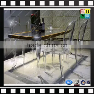 Factory Wholesale Square Acrylic Dinning Table From Shenzhen Yidong thumbnail-4