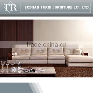Hot Sale Italy Leather Corner Sofa for Home Furniture thumbnail-1