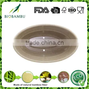 Garden Supplies Attractive Colorful Bamboo Fiber Flower Pot thumbnail-5