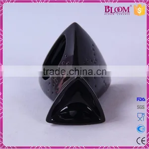 Ceramic Triangle Mini Incense Burner for Black thumbnail-4