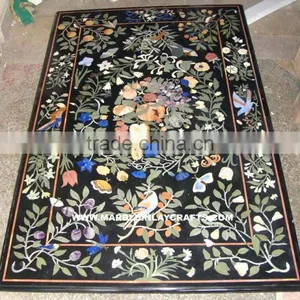 Marble Inlay Dining Table Top, Marble Inlay Table Top thumbnail-1