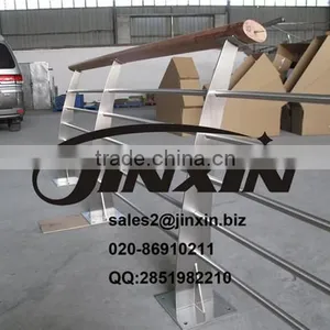 JINXIN Balcony Railing Stainless Glass From Poland Project Balustrades Post Pictures of Stainless Steel Handrail(YK-9154) thumbnail-1