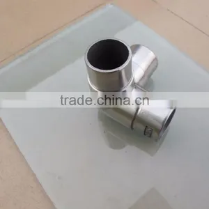 Stainless Steel 3 Way Pipe Connector thumbnail-1