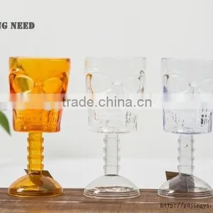 Halloween Plastic 350ml LED Light Skull Mugs Cup for Party Decoration thumbnail-1