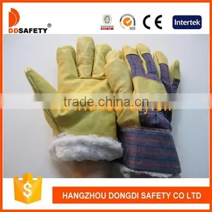DDSAFETY With 5Years Experience Cow Grain Winter Leather Glove Safety Gloves thumbnail-1