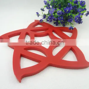Five Star Shaped Anti-slip Silicone Table Mat Heat Resiatant Mat thumbnail-1
