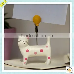 Promotional CAT Memo Clip Holder OEM Fashion Memo Pad Holder Plastic Clip thumbnail-1