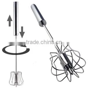 Kitchen Cooking Tools Blender Stainless Steel Egg Beater Whisk thumbnail-3