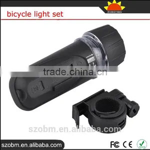 Wholesale Bicycle 1W White Front Bike Light 5 LED Red Rear Tail Lights Bicycle Light Set thumbnail-5