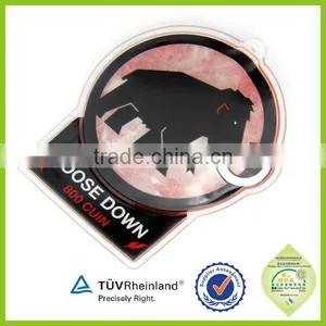 Cheap Price Clear Plastic Feather Down Label For Down Coat thumbnail-5
