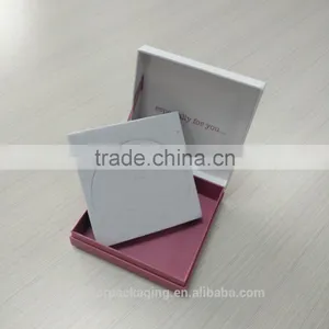Hot Selling Pink Cardboard Velvet Jewelry Packaging Box thumbnail-5