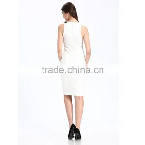 2017 New Eyelet With Golding Line Accessory Fashion Sexy Ladies Dress thumbnail-6