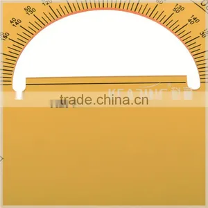 Kearing Plastic 45cm FRENCH CURVE RULER / Economical Garment Rulers With Protractor # 6045B thumbnail-4