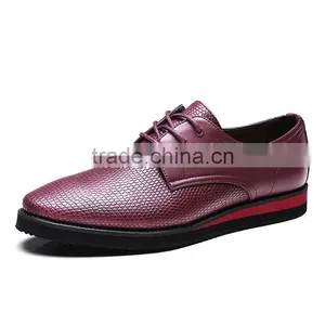 Best Quality Genuine Leather Casual Shoes Fashion for Men Brand China Factory, Top Grade Hot Sell Black Leather Shoes Casual thumbnail-1