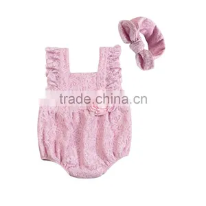 New Arrive 0-4years Lace Cotton Baby Romper thumbnail-1