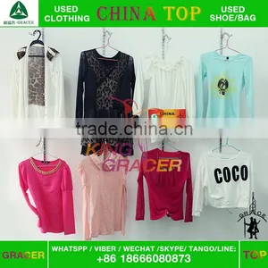 High Quality t Shirts Cream Quality Second Hand Used Clothing Wholesale to London thumbnail-1