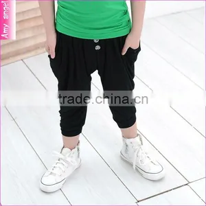 Hot Sale Korean Fashion Boy Pant, Black Casual 3/4 Pant thumbnail-1
