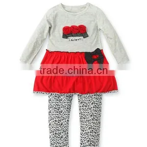 Wholesale Baby Girls Christmas Boutique Clothing Children 2pcs Clothing Sets and Baby Outfits thumbnail-1