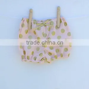 Wholesale Children's Clothing Blank Jogger Pants Baby Soft Ruffle Bloomers Girl Floral Patterns Short thumbnail-5