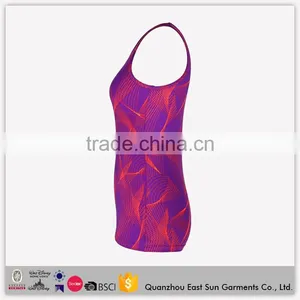 Wholesale Women Sportswear Latest Fashion Design Custom Gym Tank Top With OEM Service thumbnail-3