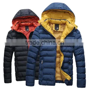 Wholesale Customize Designer Mens Winter Warm Cotton Padded Coat thumbnail-2