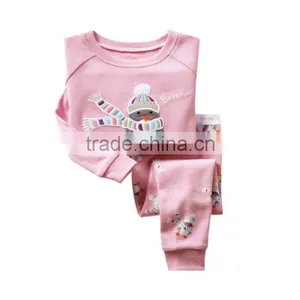 S32657W Boutique Childrens Clothes Sets Boys Pajamas Long Sleeve Children Sleepwear 100% Cotton Kids Pyjamas thumbnail-4