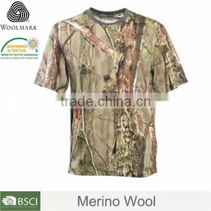 Customize Merino Wool Army Shirt,good Quality Dry Fit Camo Shirt thumbnail-2