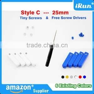 (MOQ:100pcs) Yeezy Lace With Screw Metal Tips Including Tiny Screws & Free Screwdriver - Customized Screw on Lace Aglet - 25 mm thumbnail-2