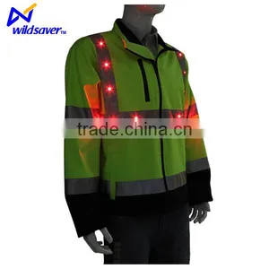 Winter Waterproof Polyester Cotton Reflective Safety Jacket for Mens thumbnail-2