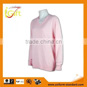 China Manufature 2015 Fitness Own Design Cardigan Pink Sweater thumbnail-1