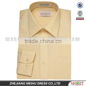 Men's Yellow T/C Dress Long Sleeve Formal Shirts thumbnail-1