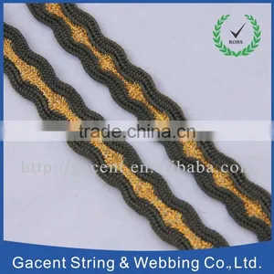 High Quality Polyester Bending Tape and Hollow Tapes With Lurex thumbnail-1
